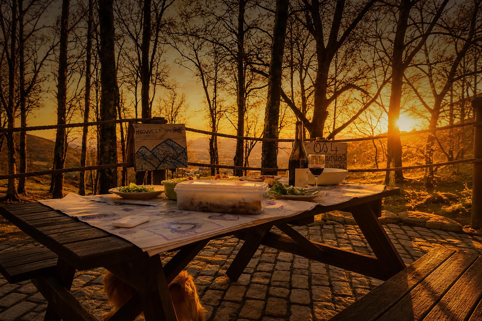 Sunset on the Terrace